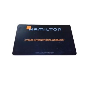 Hamilton Watch International Warranty Card Guarantee Certificate Blank Open New